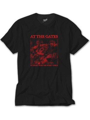 Crows Gate At The Gates To Drink From The Night Itself Siyah Tişört