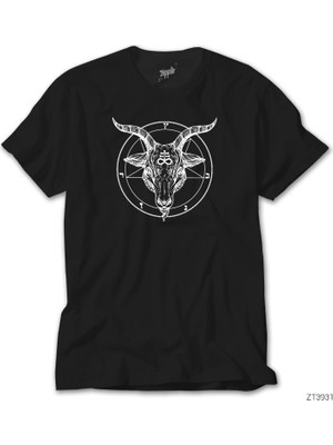 Crows Gate Baphomet Goat Head With Siyah Tişört