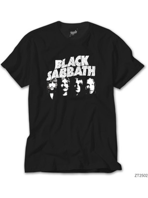 Crows Gate Black Sabbath Group Siyah Tişört
