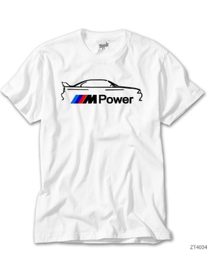 Crows Gate Bmw M Power Lite Beyaz Tişört