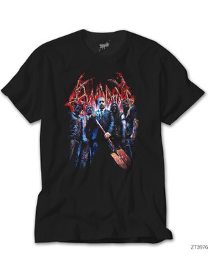 Crows Gate Bloodbath Group Siyah T-Shirt