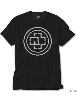Crows Gate Rammstein Circle Logo Siyah Tişört