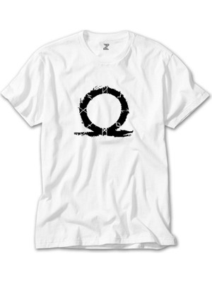 Crows Gate God Of War Ragnarok Omega Beyaz Tişört