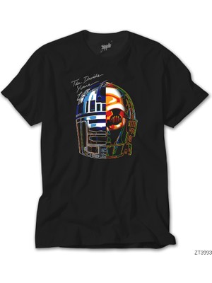 Crows Gate Daft Punk Droid Siyah Tişört