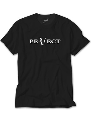 Crows Gate Roger Federer Perfect Siyah Tişört