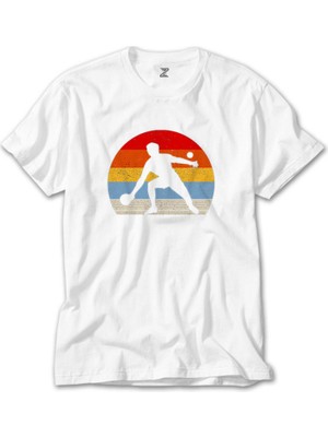 Crows Gate Ping Pong Life Is A Ball Beyaz Tişört