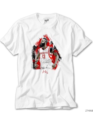 Crows Gate James Harden Splash Beyaz Tişört