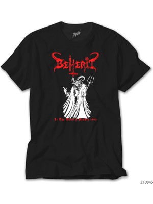 Crows Gate Beherit At The Devil's Studio 1990 Siyah Tişört