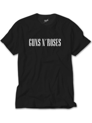 Crows Gate Guns N Roses Logo Siyah Tişört