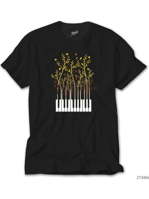 Crows Gate Doğa Ormanı Siyah T-Shirt