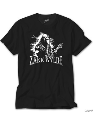 Crows Gate Black Label Society Zakk Wylde Star Siyah Tişört