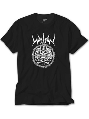 Crows Gate Watain Black Metal Band Siyah T-Shirt
