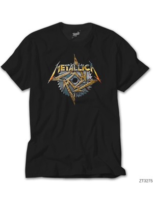 Crows Gate Metallica Blade Chain Siyah Tişört