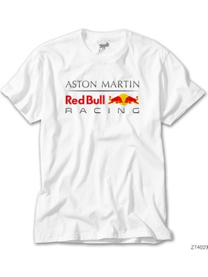 Crows Gate Aston Martin Redbull Racing Beyaz Tişört