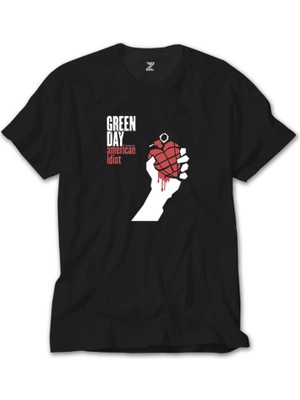 Crows Gate Green Day American Idiot Siyah Tişört