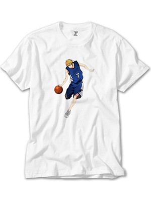 Crows Gate Anime 7 Baller Beyaz Tişört