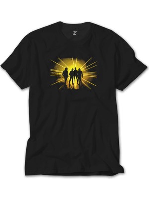 Crows Gate Metallica Lux Æterna Grup Siyah Tişört