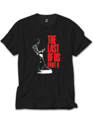 Crows Gate The Last Of Us 2 Ellie Guitar Siyah Tişört