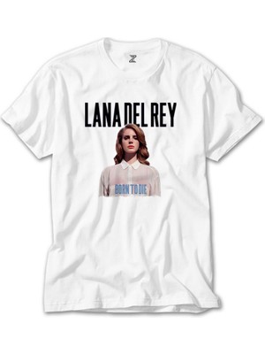 Crows Gate Lana Del Rey Born To Die Beyaz T-Shirt