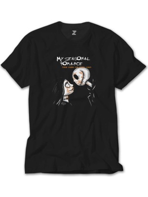 Crows Gate My Chemical Romance Three Cheers Grafiti Siyah T-Shirt