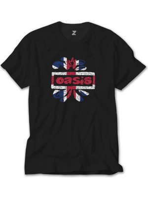 Crows Gate Oasis Logo Siyah T-Shirt