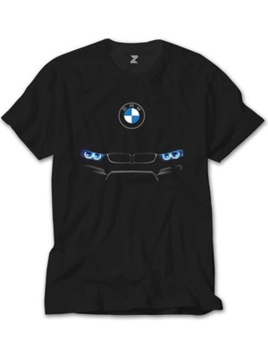 Crows Gate Bmw M4 Series Logo Siyah T-Shirt