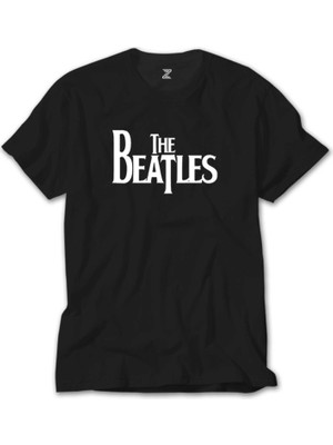 Crows Gate The Beatles Logo Siyah T-Shirt