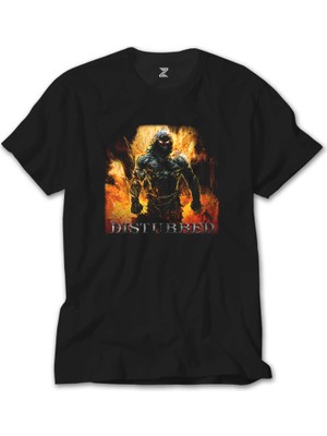 Crows Gate Disturbed Indestructible Siyah T-Shirt