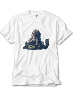 Crows Gate Water Valley Castle Beyaz T-Shirt