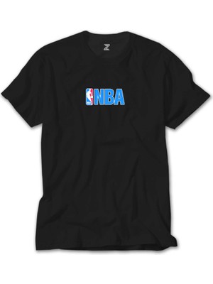 Crows Gate Nba Logo Siyah T-Shirt