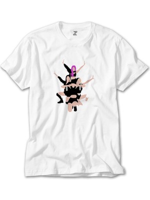 Crows Gate Blackpink Digital Simple Beyaz T-Shirt