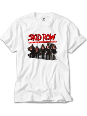 Crows Gate Skid Row The Gang Beyaz T-Shirt