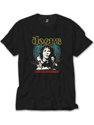 Crows Gate The Doors Live In Concert Siyah Tişört