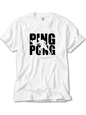 Crows Gate Ping Pong Actor Beyaz Tişört