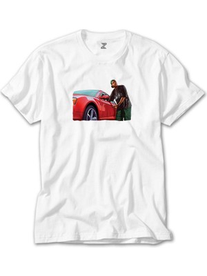 Crows Gate Gta Car Thief Man Beyaz Tişört