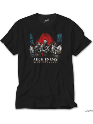 Crows Gate Arch Enemy War Eternal Siyah T-Shirt