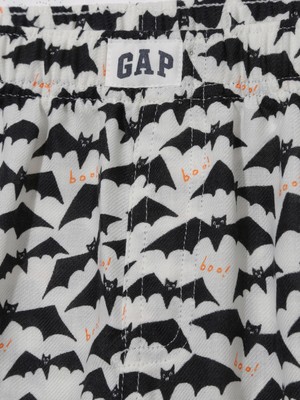 Gap Erkek Çocuk Kırık Beyaz Halloween Desenli Pijama Altı