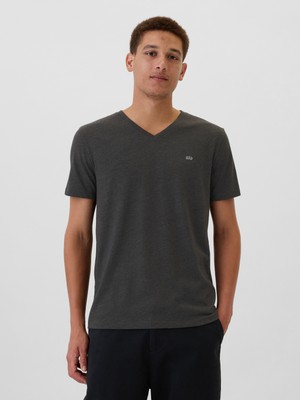 Gap Erkek Siyah Gap Logo Everyday Soft T-Shirt