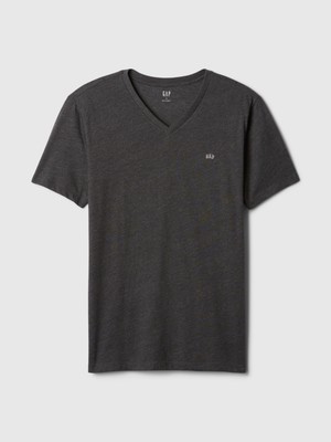 Gap Erkek Siyah Gap Logo Everyday Soft T-Shirt