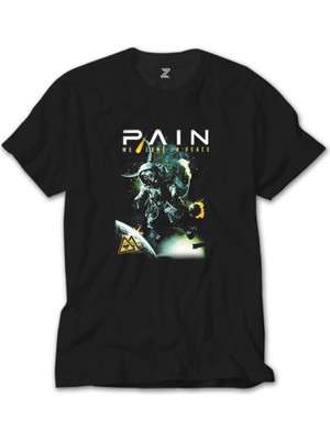 Crows Gate Pain We Come In Peace Siyah T-Shirt