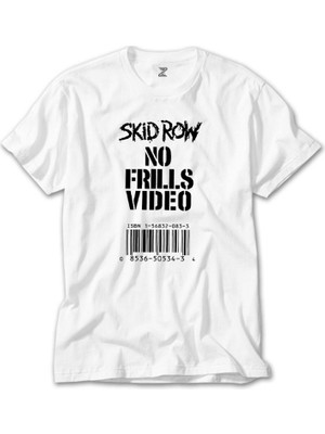Crows Gate Skid Row No Frills Video Beyaz T-Shirt