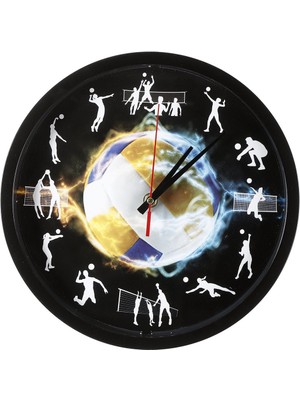 Woodhub Voleybol Duvar Saati