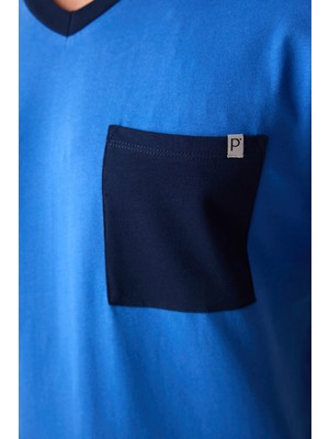 Penti Navy Pocket Lacivert Pantolon Pijama Takımı