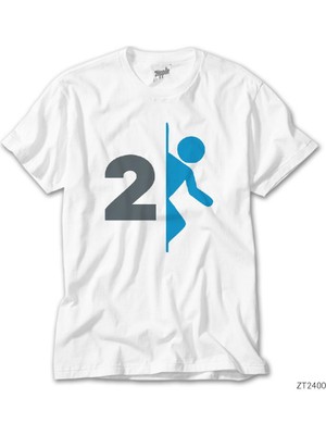 Crows Gate Portal 2 Logo Beyaz T-Shirt