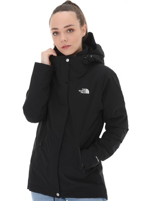 The North Face Kadın Inlux Insulated Mont Siyah Regular Fit Su Geçirmez Hafif Tasarım NF0A3K2J