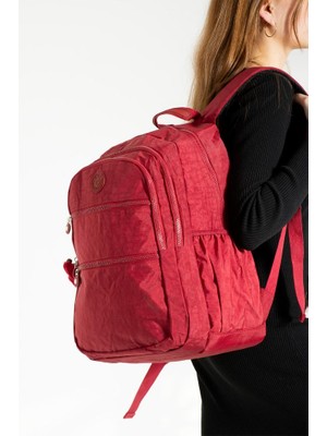 Baginn Okul Sırt Çantası Klinkır Kumaş Hafif Çok Cepli 571 Collection 45*30 cm