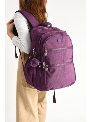 Baginn Okul Sırt Çantası Klinkır Kumaş Hafif Çok Cepli 571 Collection 45*30 cm
