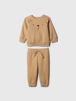 Gap Bebek Kahverengi Brannan Bear 2'li Outfit Set