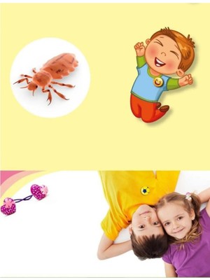 Headlice Stopper Mor Yıldızlı Tavşan Kulaklı Bit Tokası