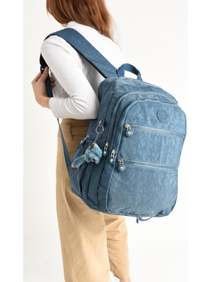 Baginn Okul Sırt Çantası Klinkır Kumaş Hafif Çok Cepli 571 Collection 45*30 cm